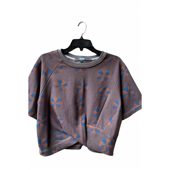 NEW EVA FRANCO beach umbrella pullover in gray - Picture 1 of 1